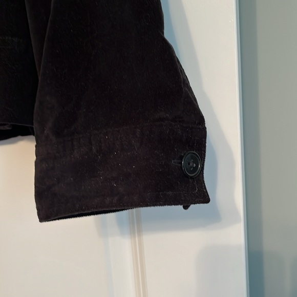 Talbots Black Velvet Looking Short Jacket - Picture 5 of 7